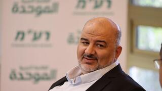 מנסור עבאס בישיבת הסיעה