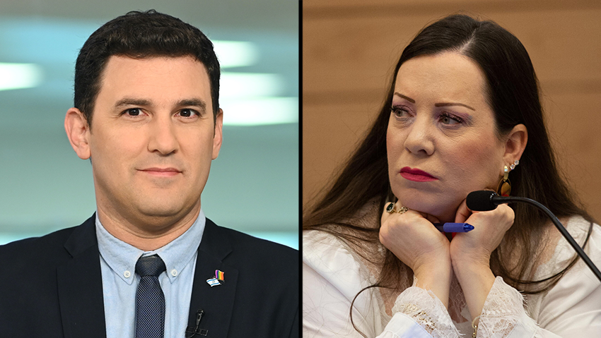 יוזמי החוק טלי גוטליב ואיתן גינזבורג. "למה שנאפשר צילום של מי שטוען לחפותו?" (צילום: אלכס קולומויסקי, הדר יואביאן) יוזמי החוק טלי גוטליב ואיתן גינזבורג. "למה שנאפשר צילום של מי שטוען לחפותו?"