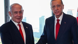 רג'פ טאיפ ארדואן ובנימין נתניהו בפגישה בניו יורק, 2023