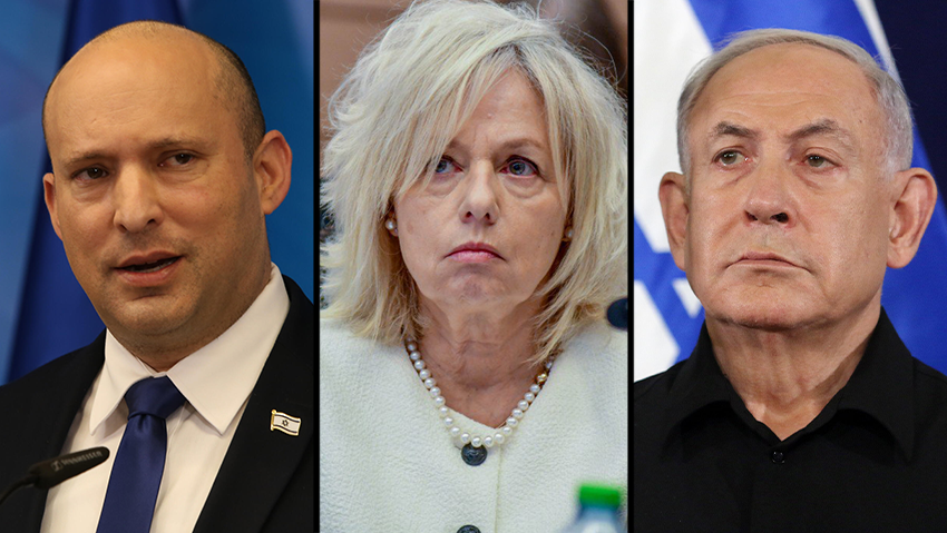 התנגדות היועמ"שית להצעות החוק שנוגעות לנתניהו ובנט (צילום: דנה קופל, רפי קוץ, עמית שאבי) נתניהו, בהרב מיארה, בנט