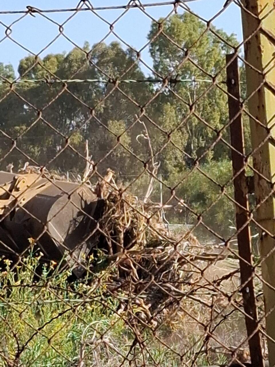 עבודות חישוף הקרקע, סמוך לשכונת נווה מגן ברמת השרון (צילום: באדיבות קרן אשל) עבודות חישוף הקרקע, סמוך לשכונת נווה מגן ברמת השרון