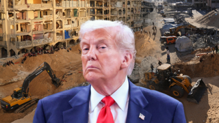 נשיא ארצות הברית דונלד טראמפ חיפושים עזה