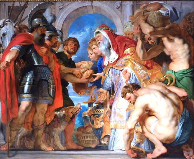 The meeting between Abraham and Melchizedek The meeting between Abraham and Melchizedek
