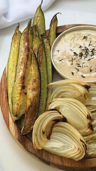 ירקות אפויים עם טריק (צילום: אסי רוז) ירקות אפויים עם טריק