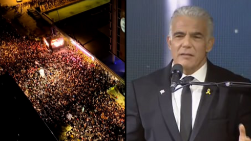 Rabin memorial draws thousands as Lapid vows: We won’t let hate define Judaism or Israel’s democracy