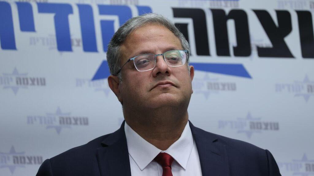 בן גביר טען: "הממצאים בטלפון של הפצ"רית מוכיחים שהיועמ"שית מעורבת בהדלפת הסרטון" (צילום: אלכס קולומויסקי) השר איתמר בן גביר