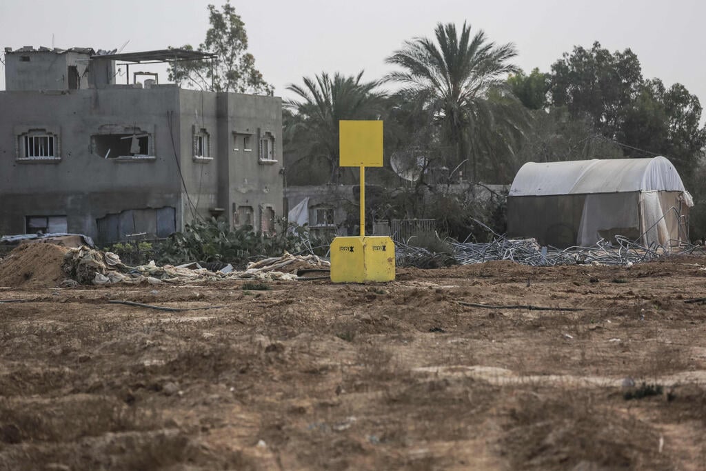 Photo: Bashar Taleb / AFP "הקו הצהוב" באל-בורייג'