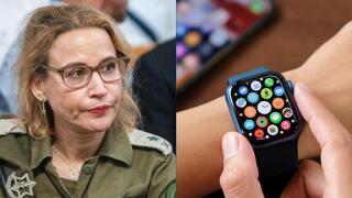 מימין: אפל ווטש, יפעת תומר ירושלמי מימין: אפל ווטש, יפעת תומר ירושלמי