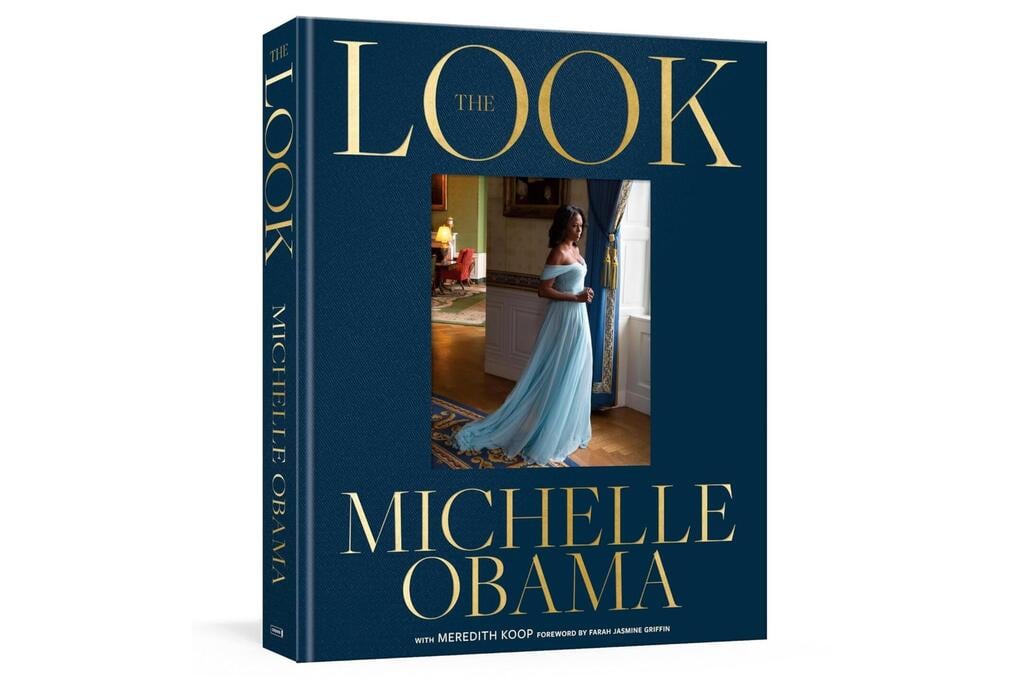 הספר The Look של מישל אובמה בהוצאת Crown (עטיפת הספר) הספר The Loo של מישל אובמה בהוצאת Crown