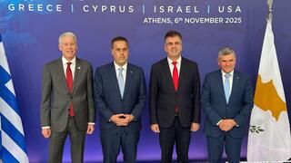 שר האנרגיה אלי כהן בפסגה ביוון עם שרי האנרגיה של יוון, קפריסין וארה"ב