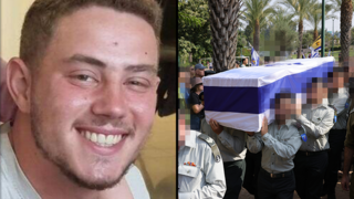 הלווייתו של סרן עומר נאוטרה ז"ל, בבית העלמין בקרית שאול