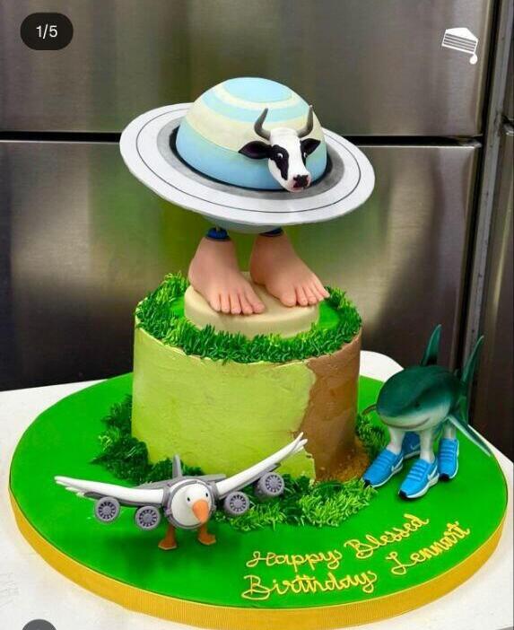 עוגה שנאפתה ב-cakeinspiration (צילום מסך מתוך אינסטגרם) עוגה שנאפתה ב-cakeinspiration