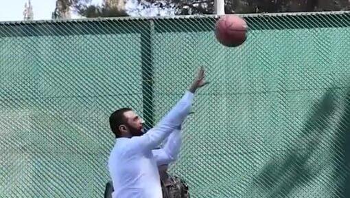 Ahead of historic meeting with Trump, Syria's al-Sharaa plays basketball with top US generals