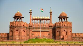 המצודה האדומה אילוסטרציה ארכיון דלהי הודו