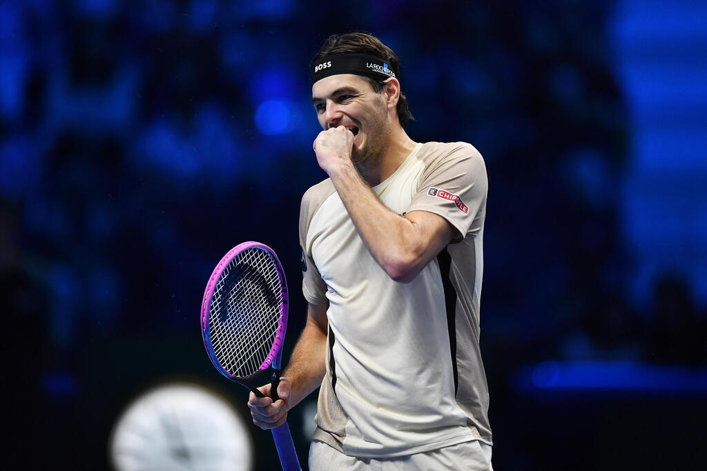 רק כמעט. פריץ (צילום: Valerio Pennicino/Getty Images) טיילור פריץ נגד קרלוס אלקראס