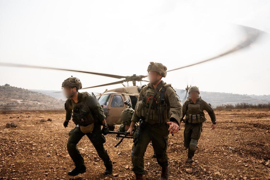 לוחמי אוגדת גלעד ואיו"ש פועלים יחד לראשונה. מתוך התרגיל (צילום: דובר צה"ל ) כוחות אגף הטכנולוגיה והלוגיסטיקה בתרגיל הדו-אוגדתי בפיקוד המרכז