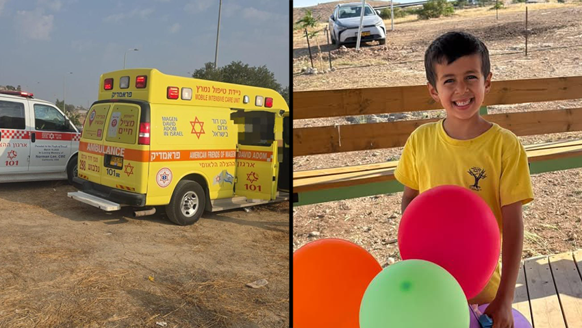 נטע הלוי וזירת התאונה (צילום: מתוך עמוד הפייסבוק של מועצה אזורית בקעת הירדן) נטע הלוי