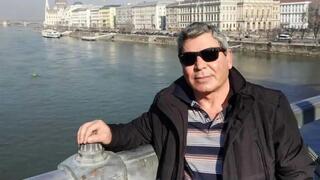 חאלד אל-חלבי גנרל לשעבר ב משטר אסד סוריה שברח לאירופה ומואשם בפשעי מלחמה ב אוסטריה בצילום שהעלה לרשת חברתית מבודפשט וסייע לאתר אותו