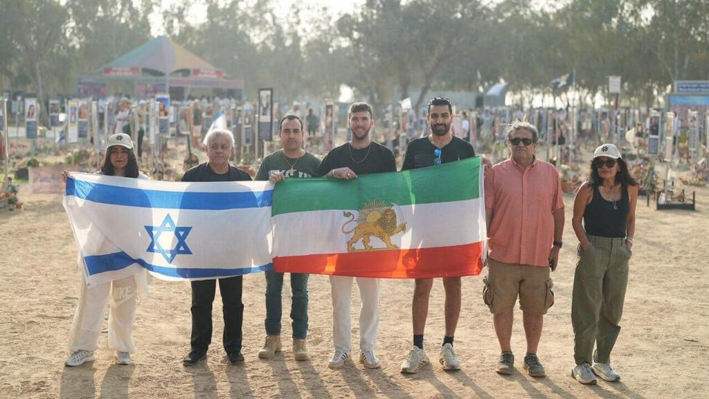 At the Nova music festival memorial site (Photo: Sharaka) משלחת כורש
