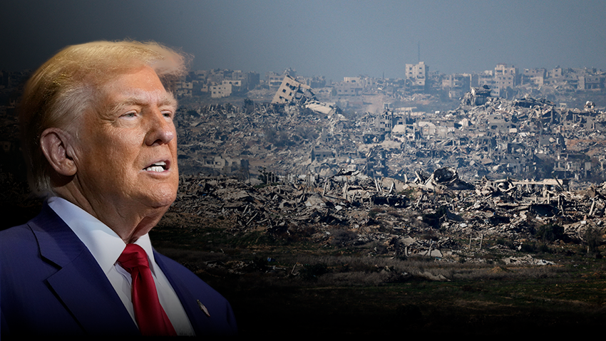 דונלד טראמפ (צילום: AP Photo/Alex Brandon, REUTERS/Amir Cohen) דונלד טראמפ