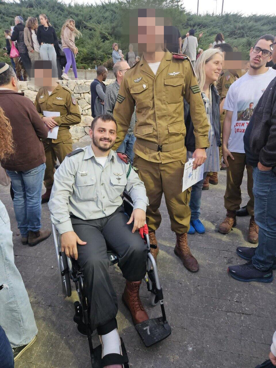 א' עם המ"פ שנפצע רס"ן אביתר זיתוני