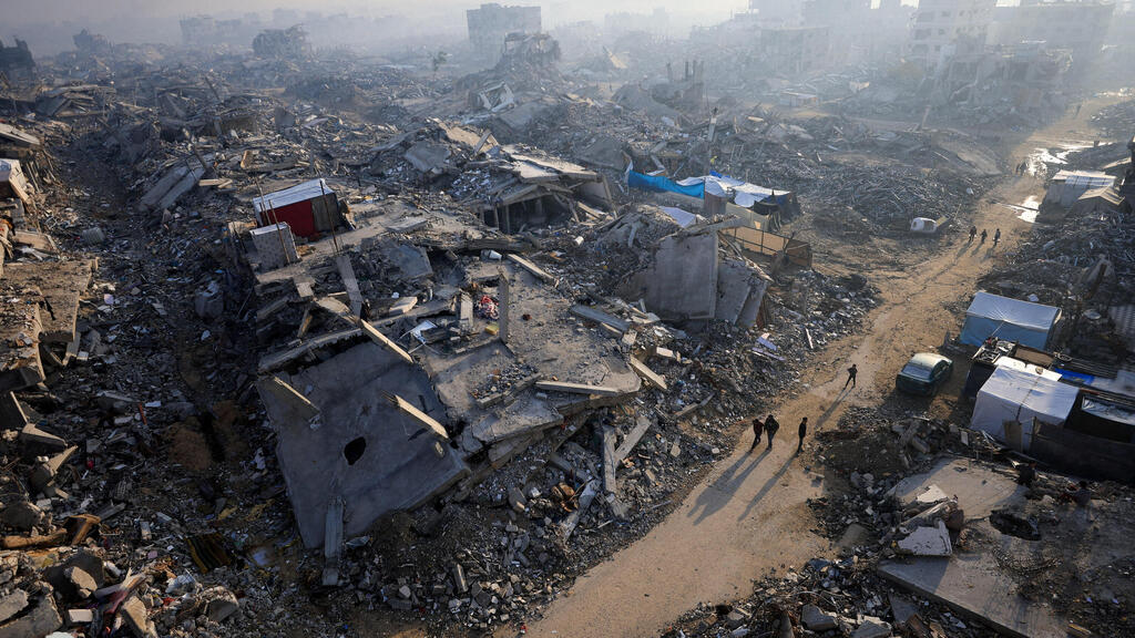 ההרס בעזה (צילום: REUTERS/Dawoud Abu Alkas) העיר עזה