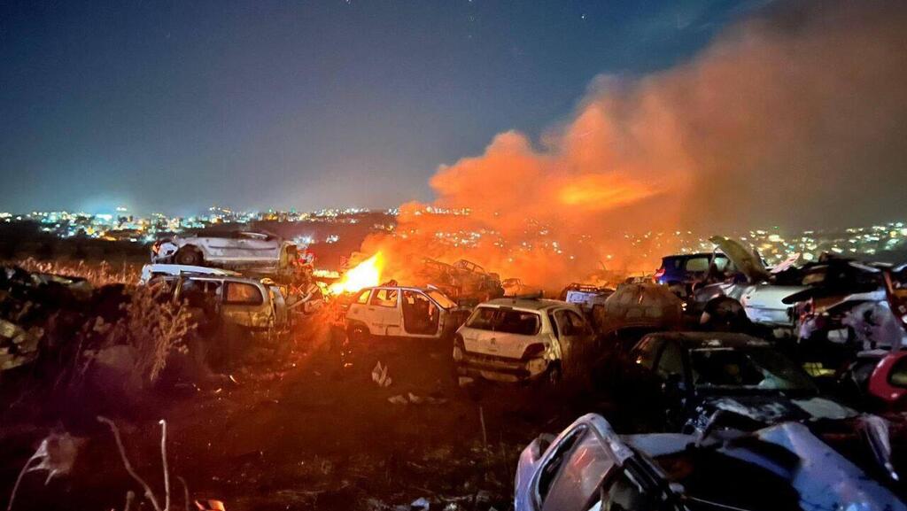 הצתת כלי הרכב בחווארה הצתת הרכבים בחווארה