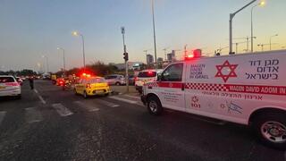 זירת התאונה בכביש 44