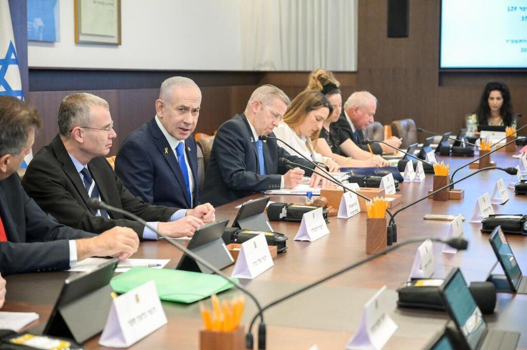 ראש הממשלה בנימין נתניהו בישיבת הממשלה