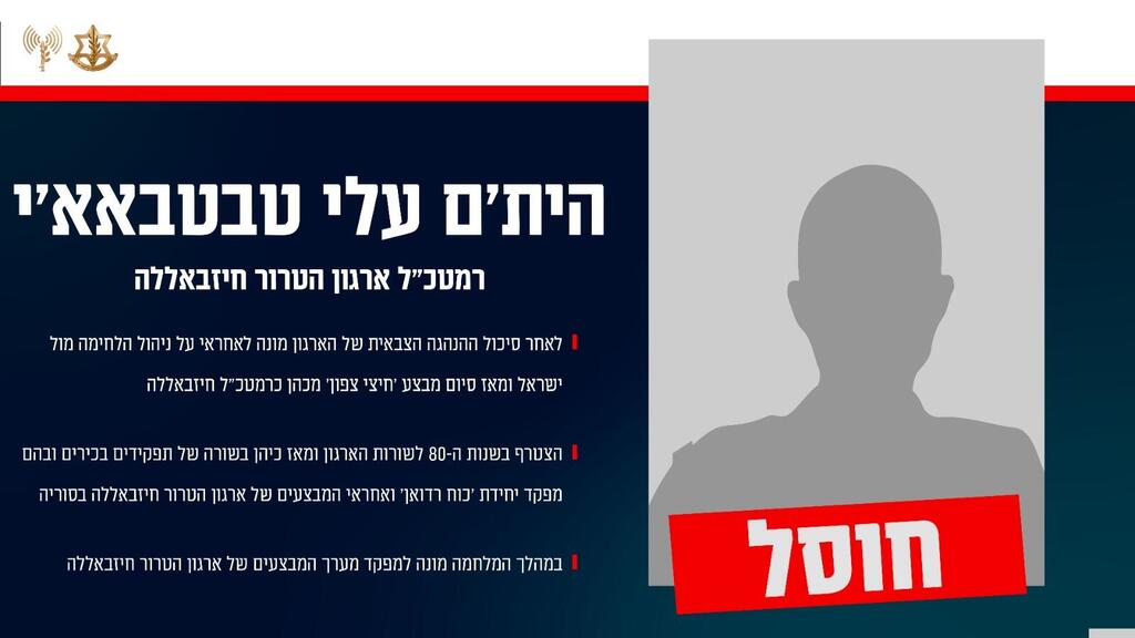 צילום: דובר צה"ל תעודת זהות של הייתם עלי טבטבאי