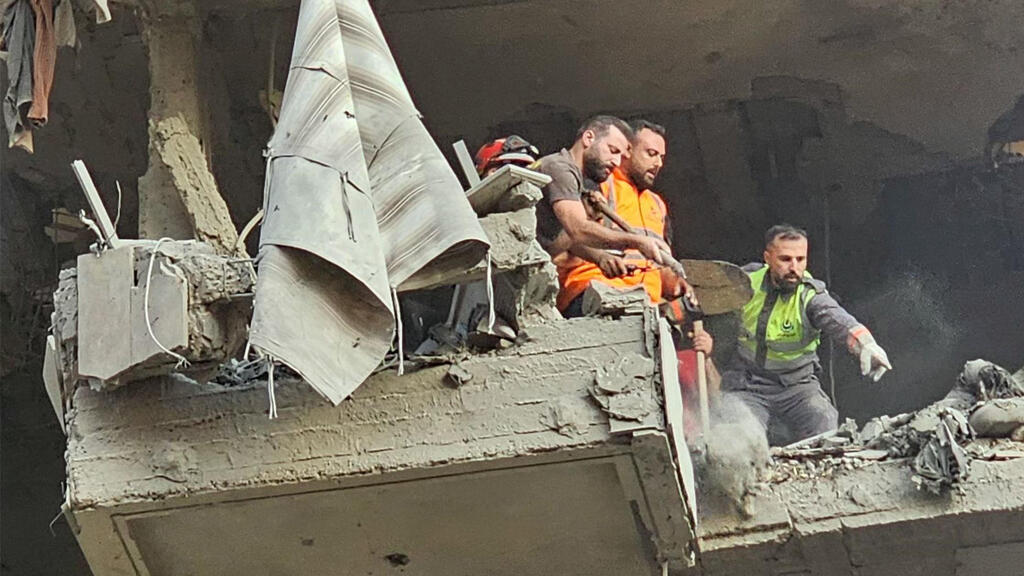צילום: AFP תקיפה בדאחייה