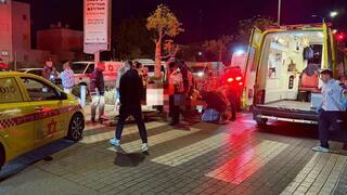 זירת תאונת הדרכים באשדוד שבה נהרגה הולכת רגל בת 80