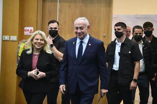 ראש הממשלה נתניהו ורעייתו מצביעים בבחירות לוועידת הליכוד