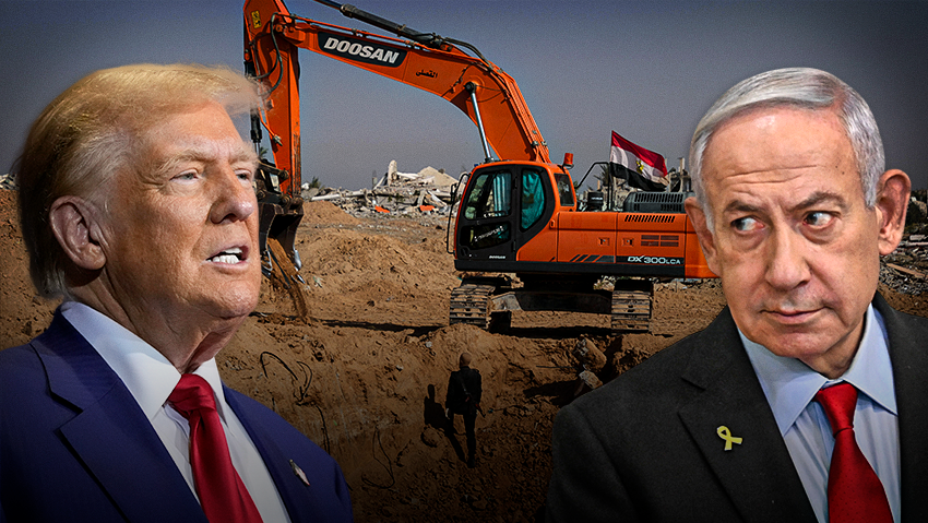 Donald Trump, Benjamin Netanyahu (Photo: AP Photo/Abdel Kareem Hana, Yair Sagi, AP Photo/Alex Brandon) Donald Trump, Benjamin Netanyahu