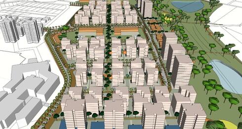 עם נוף לפארק: 2,750 דירות אושרו בחדרה, 1,800 יח