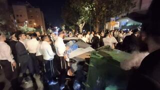 חרדים קיצונים מתפרעים ברמת גן בעקבות ניסיון מעצר עריק
