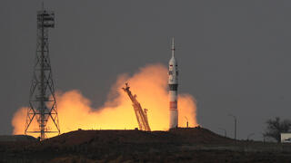 שיגור חללית סויוז לתחנת החלל