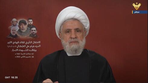 Hezbollah chief Naim Qassem threatens Israel in first speech since top commander was killed