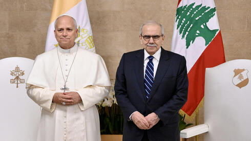 Pope Leo XIV visits Lebanon, drives through Hezbollah bastion as Nasrallah images line route