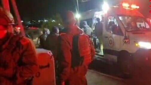 זירת פיגוע הדריסה באזור חברון