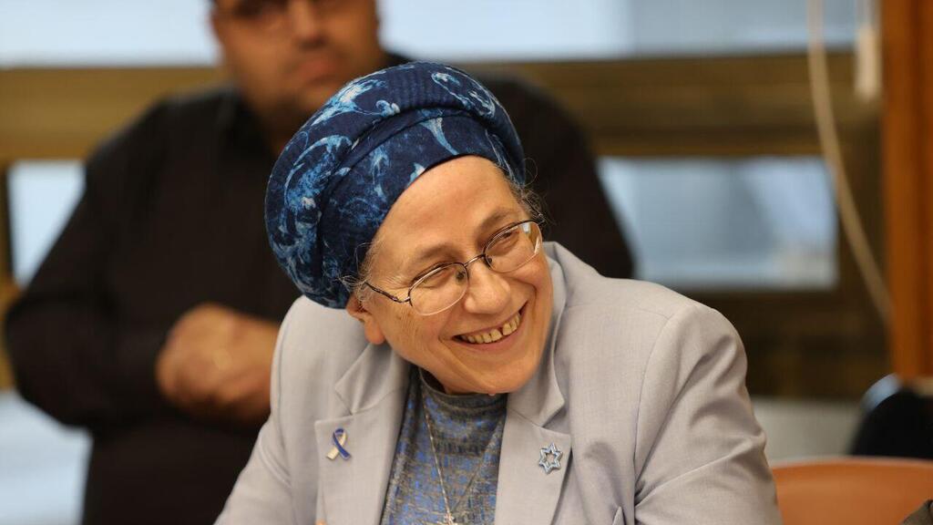 Minister Orit Strock (Photo: Alex Kolomoisky) ישיבת סיעה של הציונות הדתית