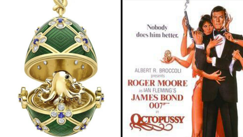 גנב בלע את „ביצת הפברז’ה של ג’יימס בונד”, עכשיו מחכים שתצא