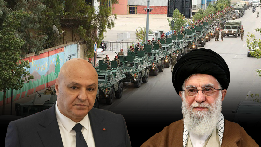 Photo: AFP, Petros Karadjias/AP ה מנהיג ה עליון של איראן אירן יום ירושלים ה בינלאומי עלי חמינאי מנהיג איראן, נשיא לבנון ג'וזף עאון