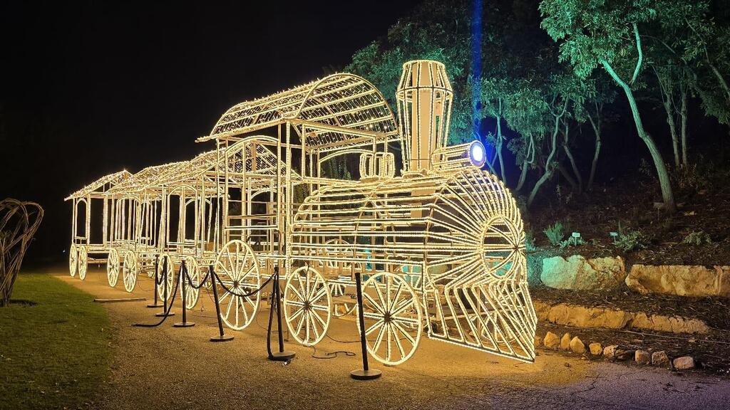 חנוכה בגן הבוטני (צילום: תום עמית) חנוכה בגן הבוטני
