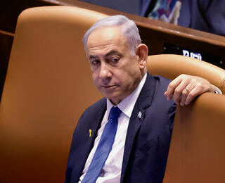 נתניהו. גם היום, ההסדר הטוב ביותר הוא הפסקת ההליכים תמורת פרישה מהחיים הפוליטיים | צילום: אלכס קולומויסקי