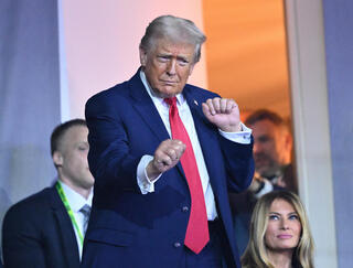 נשיא ארה טראמפ בהגרלות למונדיאל 2026