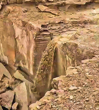 שיטפון בשחרות (צילום: שחר צומברג) שיטפון בשחרות