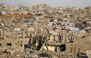 מחכים לשיקום. ההרס בג'באליה, אתמול