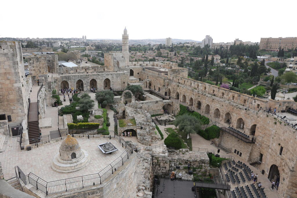 Tower of David at the Jerusalem Museum (Photo: Courtesy of the Tower of David Jerusalem Museum) מגדל דוד, מוזיאון ירושלים
