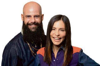 הראל־הנדין ויהושע דרייפוס. שני מגישים, שמונה ילדים